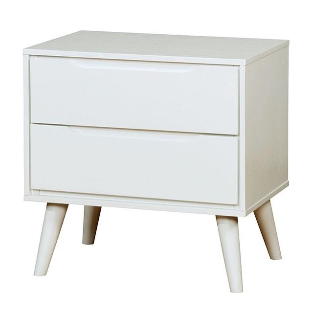 LENNART II White Night Stand Nightstand FOA East