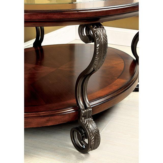 MAY Brown Cherry Coffee Table Coffee Table FOA East