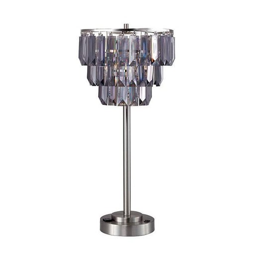 Meg Black/Chrome Table Lamp Table Lamp FOA East