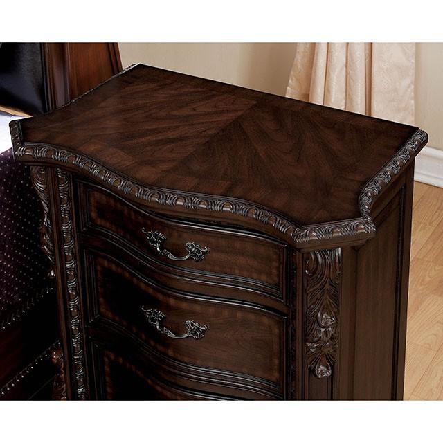 Monte Vista I Brown Cherry Night Stand Nightstand FOA East