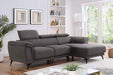 NAPANEE Sectional, Dark Gray Sectional FOA East