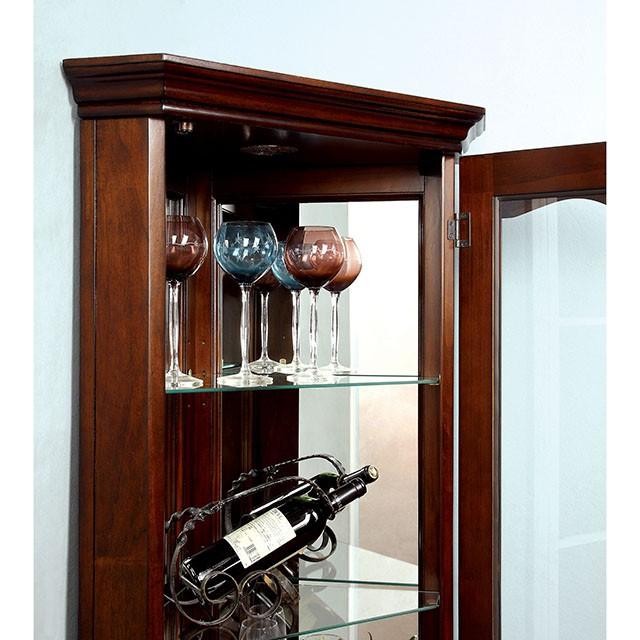 ORTLEY Walnut Curio Curio FOA East