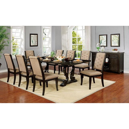 Patience Dark Walnut Dining Table Dining Table FOA East