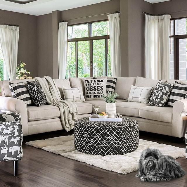 Patricia Ivory Sectional Sectional FOA East