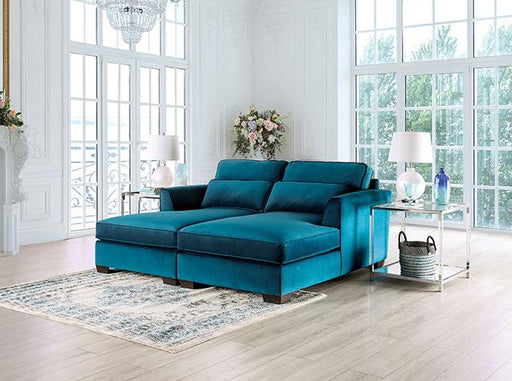 PEREGRINE Sectional, Teal Sectional FOA East