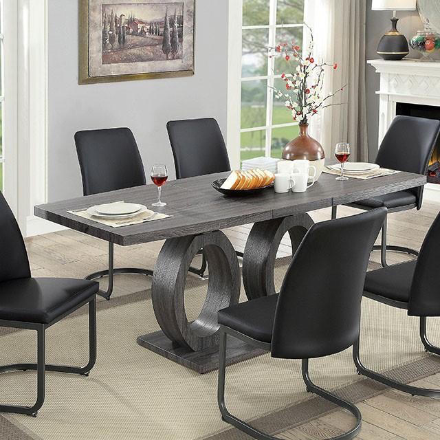 Saskia Gray Dining Table Dining Table FOA East