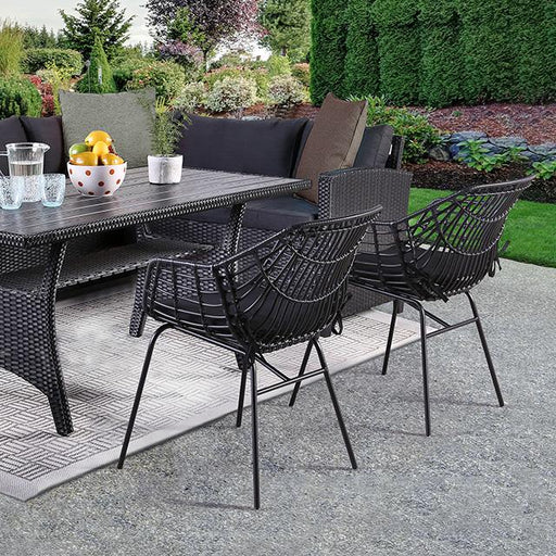 Shonda 5 PC. Patio Dining Set Outdoor Dining Set FOA East