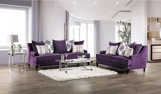 Sisseton Purple Sofa Sofa FOA East