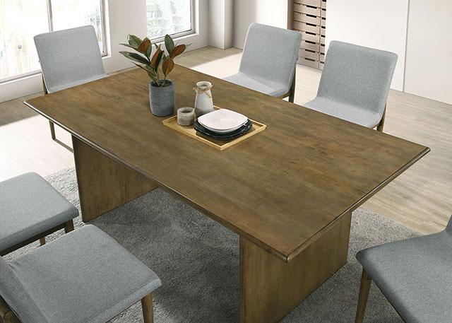 ST GALLEN Dining Table, Natural Tone/Light Gray Dining Table FOA East