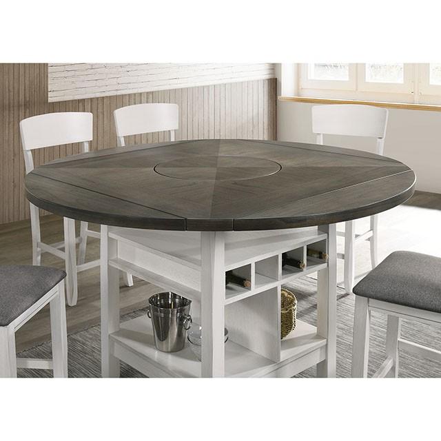 STACIE Counter Ht. Round Dining Table Counter Height Table FOA East