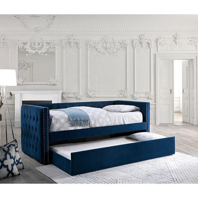 Susanna Navy Daybed w/ Trundle, Navy Daybed w/ Trundle FOA East