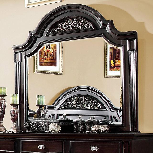 Syracuse Dark Walnut Mirror Mirror FOA East