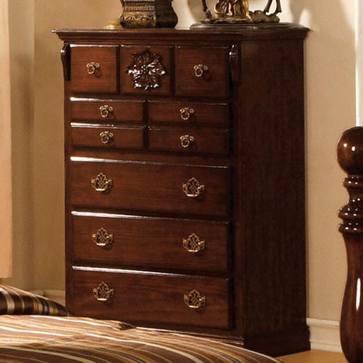 Tuscan II Glossy Dark Pine Chest Chest FOA East