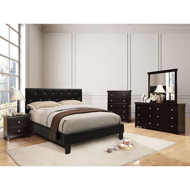 Velen Black Cal.King Bed Bed FOA East