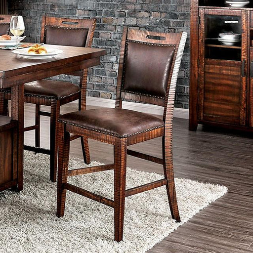 Wichita Light Walnut Counter Ht. Chair (2/CTN) Dining Chair FOA East