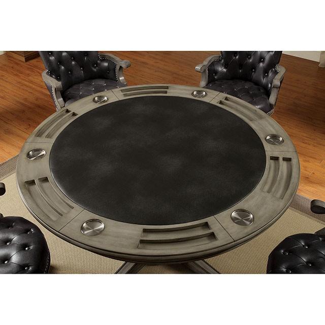 YELENA Gray Game Table Game Table FOA East