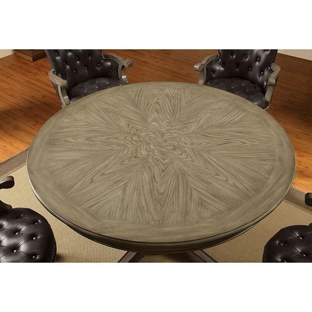 YELENA Gray Game Table Game Table FOA East