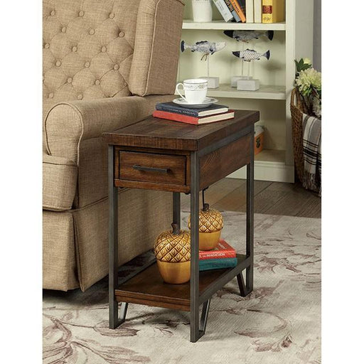 Dundalk Dark Oak Side Table End Table FOA East