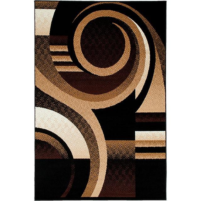 Blitar Brown/Black 5' X 7' Area Rug Rug FOA East