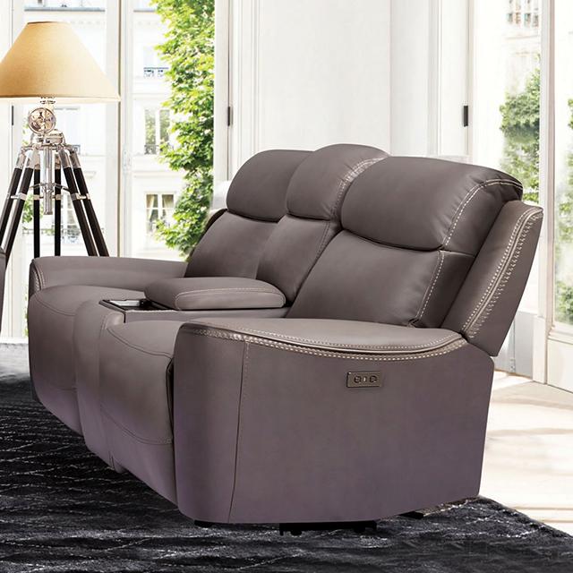 ARTEMIA Power Loveseat, Gray Loveseat FOA East