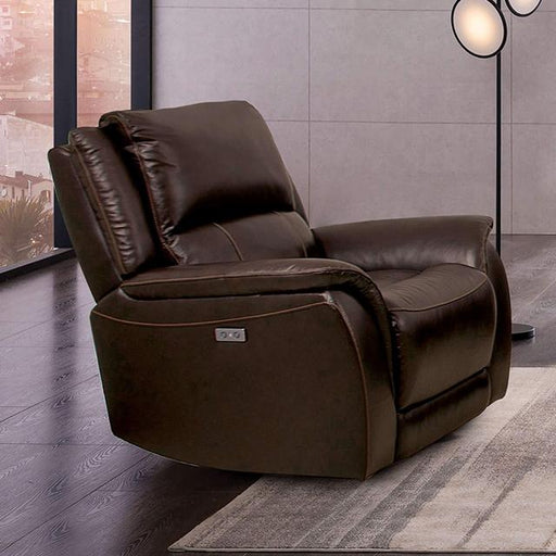 GORGIUS Power Recliner, Espresso Recliner FOA East