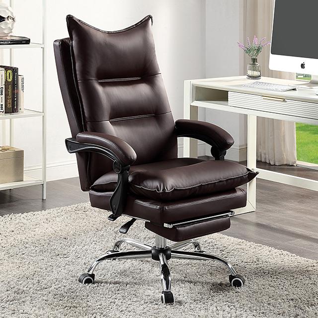 PERCE Office Chair, Brown Chair FOA East