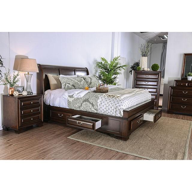 Brandt Brown Cherry Cal.King Bed Bed FOA East