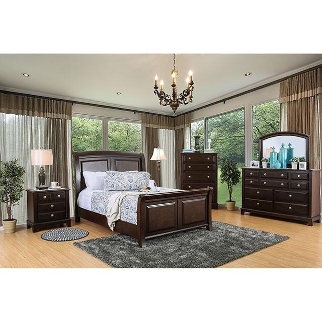 Litchville Brown Cherry Mirror Mirror FOA East