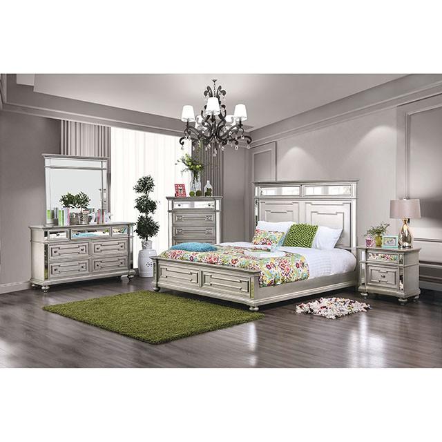 Salamanca Silver Cal.King Bed Bed FOA East