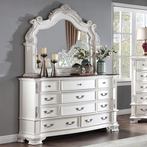 ESPARANZA Dresser, Pearl White Dresser FOA East