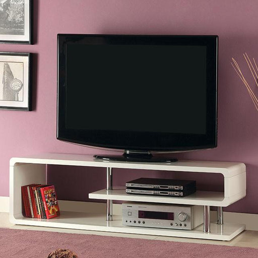 Ninove II White 55" TV Console TV Stand FOA East