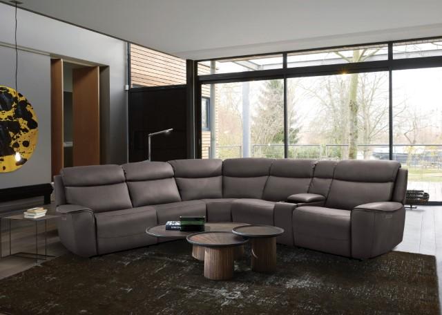 EDMONDUS Power Sectional, Dark Gray Sectional FOA East