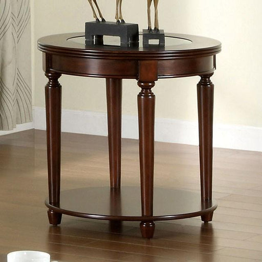 Granvia Dark Cherry End Table End Table FOA East