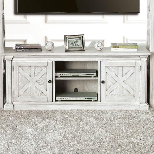 Georgia Antique White 60" TV Stand TV Stand FOA East