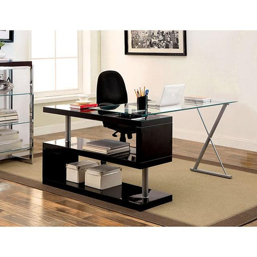 BRONWEN Black Desk Desk FOA East