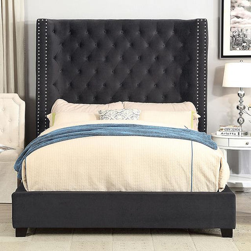 ROSABELLE Queen Bed, Black Bed FOA East