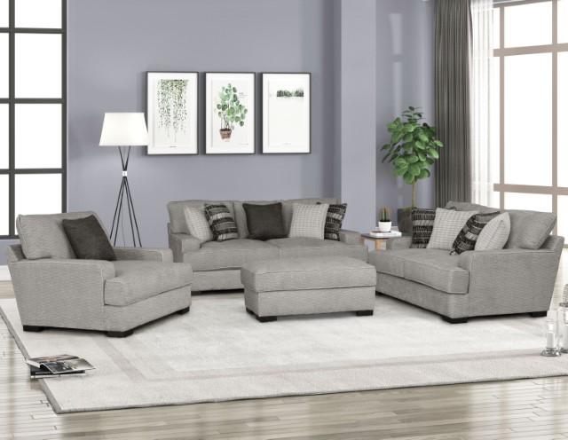 ARDENFOLD Ottoman, Gray Ottoman FOA East