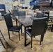 Faux Marble Table & 4 Chairs Dining Table FOA East