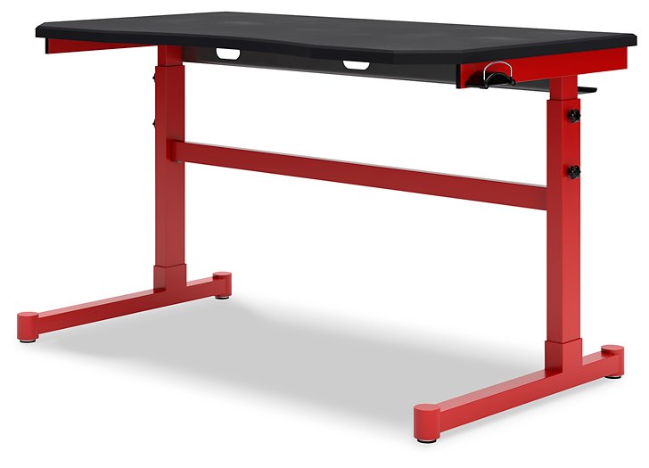 Lynxtyn Adjustable Height Home Office Desk Desk Ashley Furniture