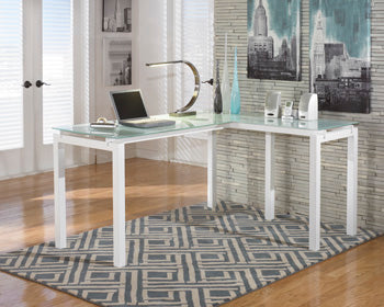 Baraga Home Office L-Desk Desk Ashley Furniture