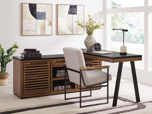 Kallari Credenza with Desk Return - Dayton Discount Furniture