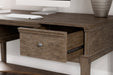 Janismore Home Office Storage Leg Desk Desk Ashley Furniture