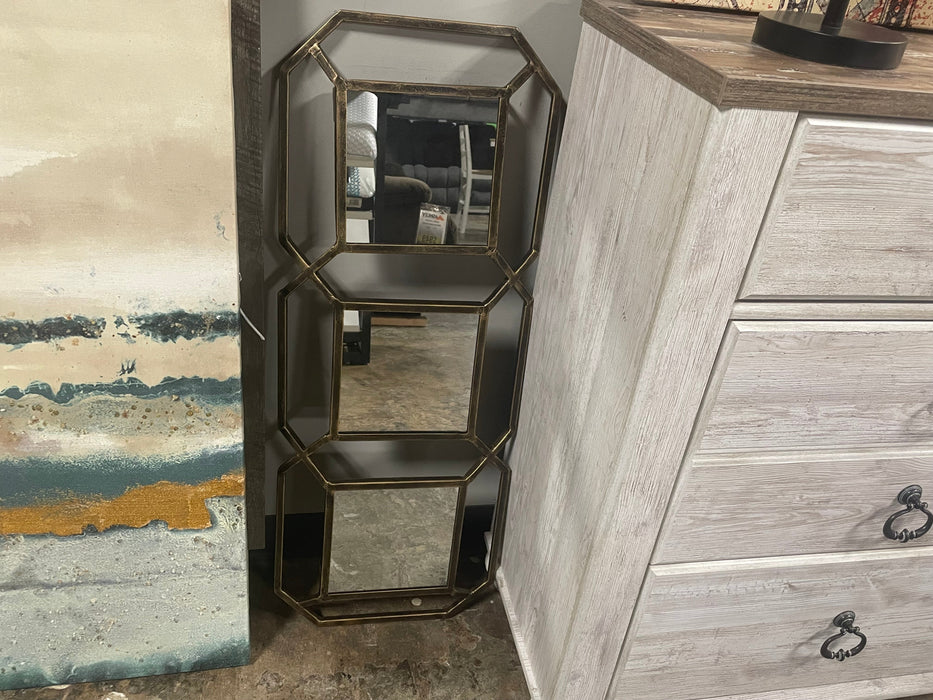 Savane Gold Accent Mirror Mirror Ashley Furniture