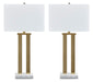 Coopermen Table Lamp (Set of 2) Lamp Set Ashley Furniture