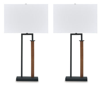 Voslen Table Lamp (Set of 2) Table Lamp Pair Ashley Furniture