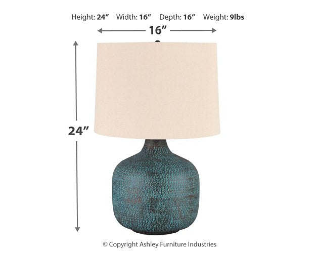 Malthace Table Lamp Lamp Ashley Furniture