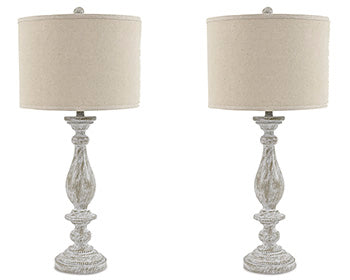 Bernadate Table Lamp (Set of 2) Lamp Set Ashley Furniture