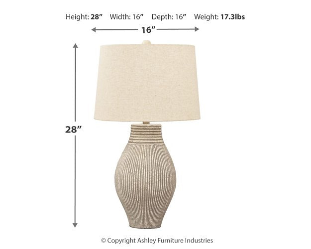 Layal Table Lamp Lamp Ashley Furniture