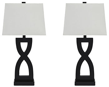 Amasai Table Lamp (Set of 2) Lamp Set Ashley Furniture
