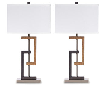 Syler Table Lamp (Set of 2) Lamp Set Ashley Furniture